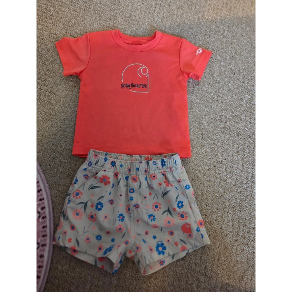 Carhartt baby girl set 9 mos